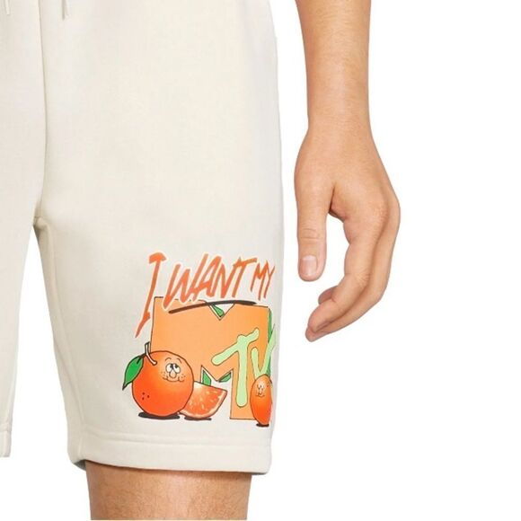 Men's MTV Fleece Comfy Active Jogger Lounge Shorts Size 3XL - Picture 6 of 6